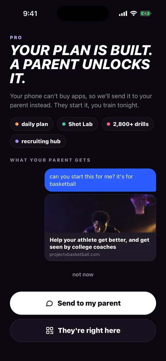 Their plan, waiting for a parent to unlock it